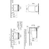 Подвесной безободковый унитаз VITRA V-CARE PRIME 7231B403-6216